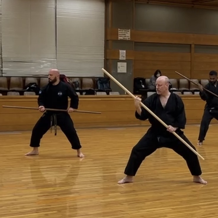 Brian Southon of Shuhari Self Defence Cippenham training in Japan with his instructor Olgun Tiltay Brian Southon of Shuhari Self Defence Cippenham training in Japan with his instructor Olgun Tiltay