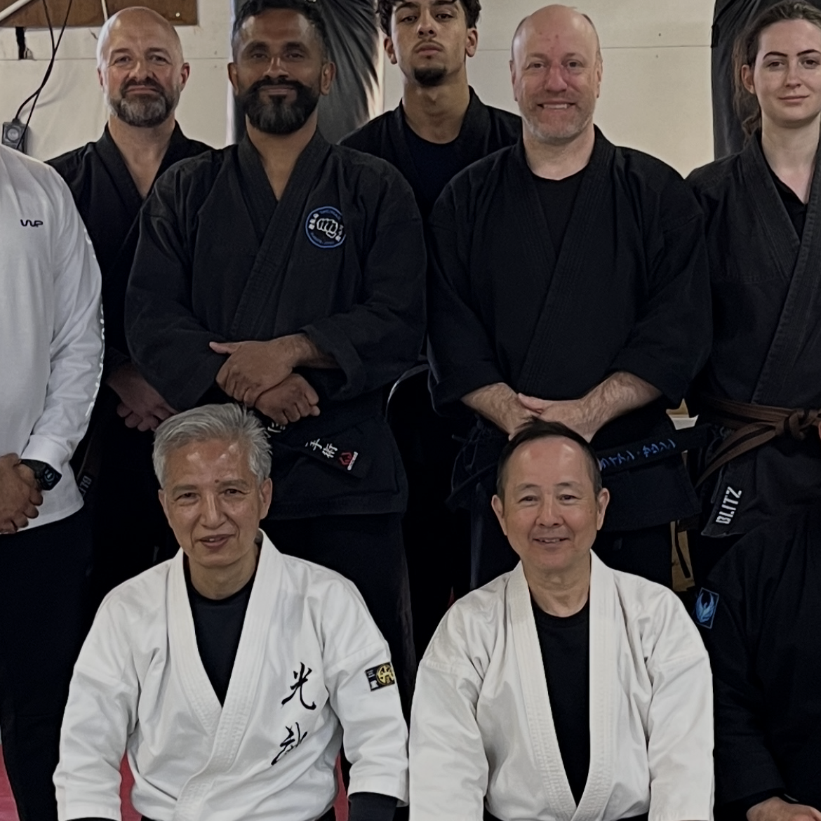 Brian Southon of Shuhari Self Defence Cippenham learning martial arts in Japan from Nobuya Tagami Sensei