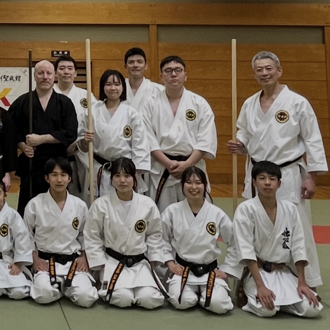 Brian Southon of Shuhari Self Defence Cippenham in Hideki Yamada Senseis kobudo dojo in Nagoya Japan Brian Southon of Shuhari Self Defence Cippenham in Hideki Yamada Senseis kobudo dojo in Nagoya Japan