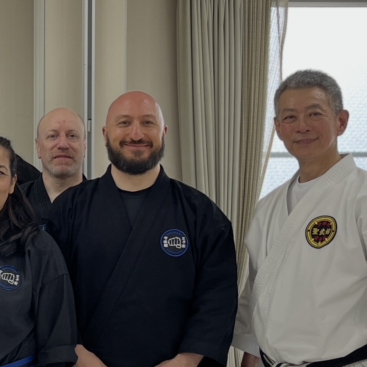 Brian Southon of Shuhari Self Defence Cippenham with Sensei Olgun & Hideki Yamada Sensei in Nagoya Japan Brian Southon of Shuhari Self Defence Cippenham with Sensei Olgun & Hideki Yamada Sensei in Nagoya Japan
