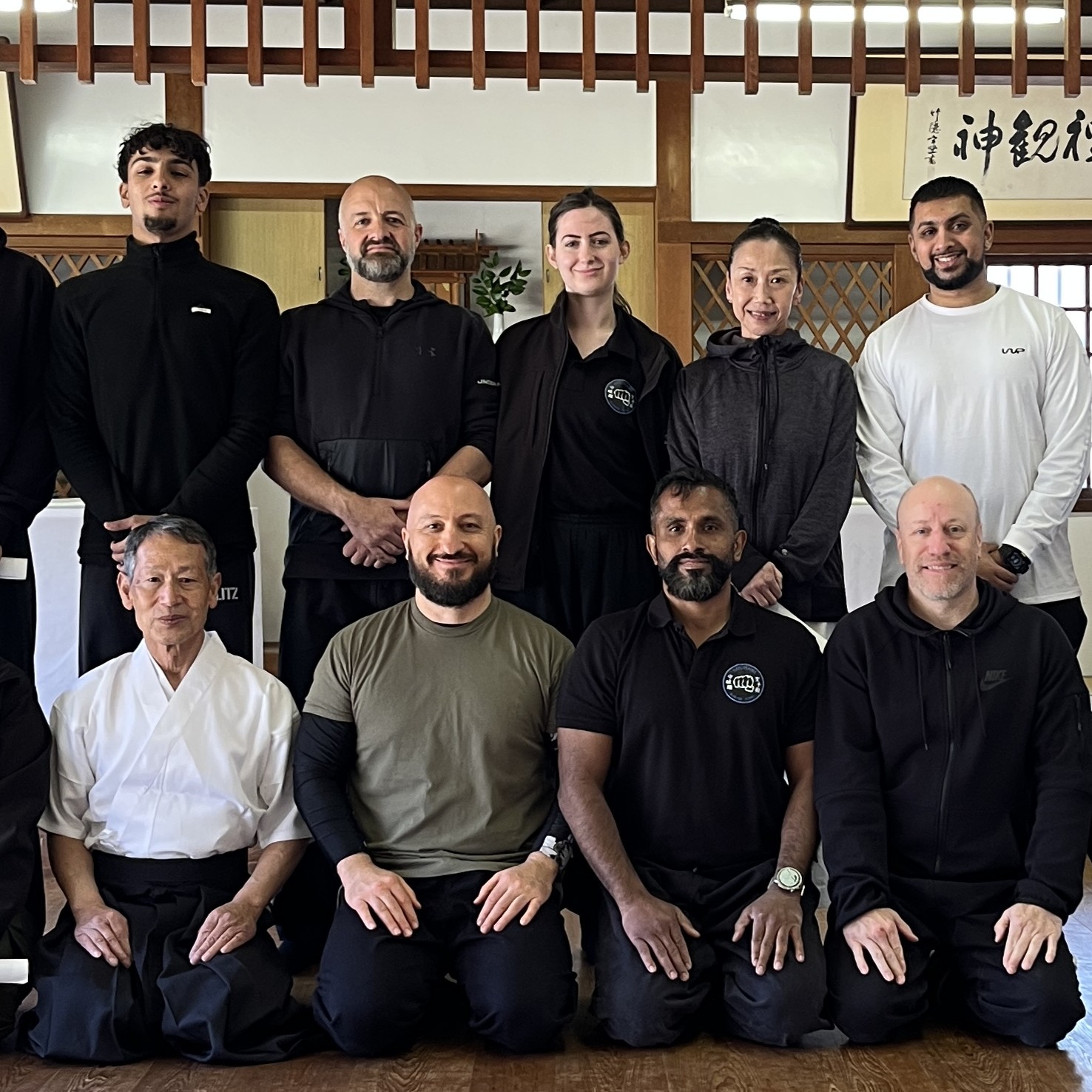 Brian Southon of Shuhari Self Defence Cippenham with Urano Yuji Sensei [7th Dan Kyudo]