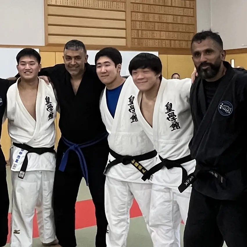 John Moses of Shuhari Self Defence Bracknell learning Judo in Kogakkan school Japan