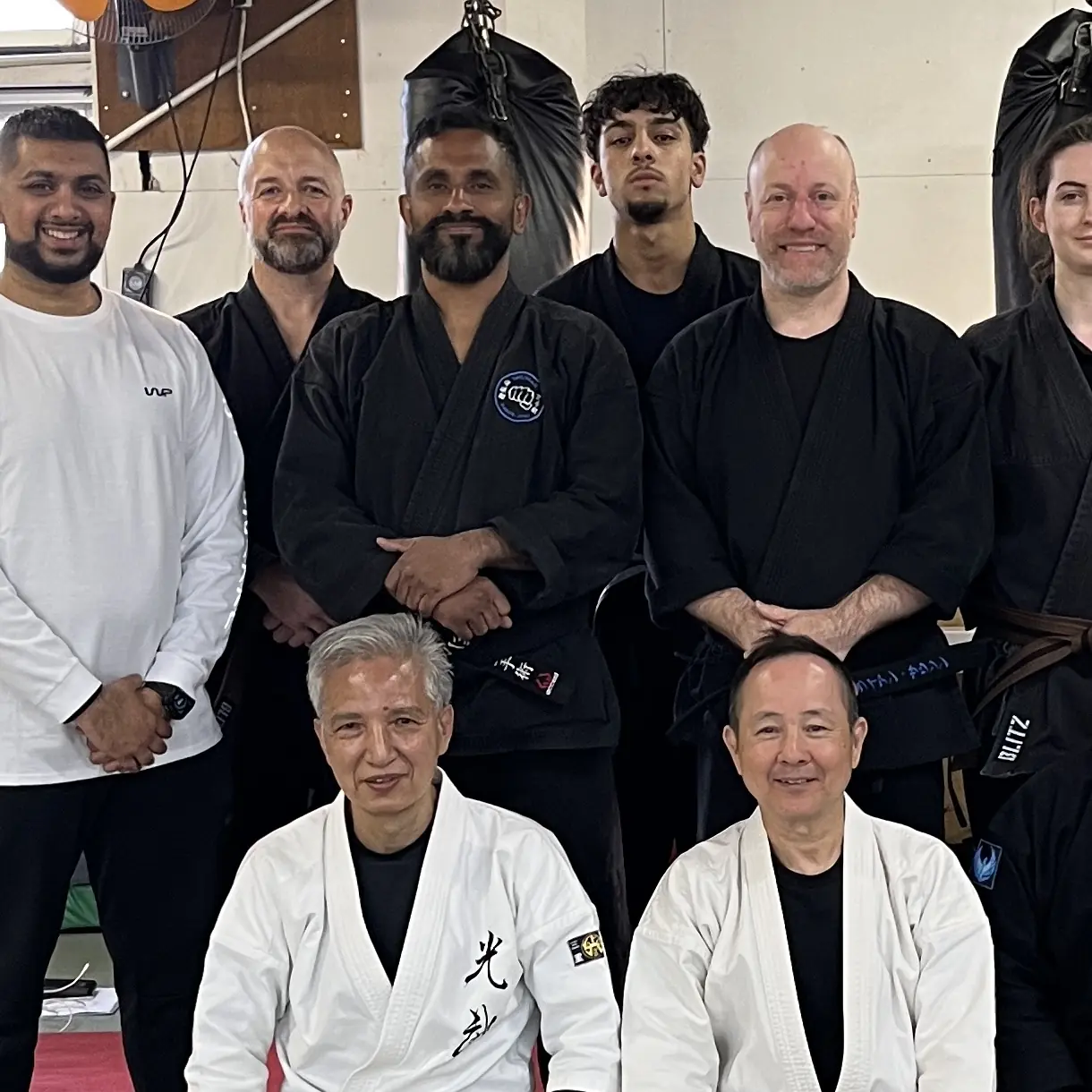John Moses of Shuhari Self Defence Bracknell learning Karate in Ise Japan from Nobuya Tagami Sensei [9th Dan Karate of Tomarite Origin]