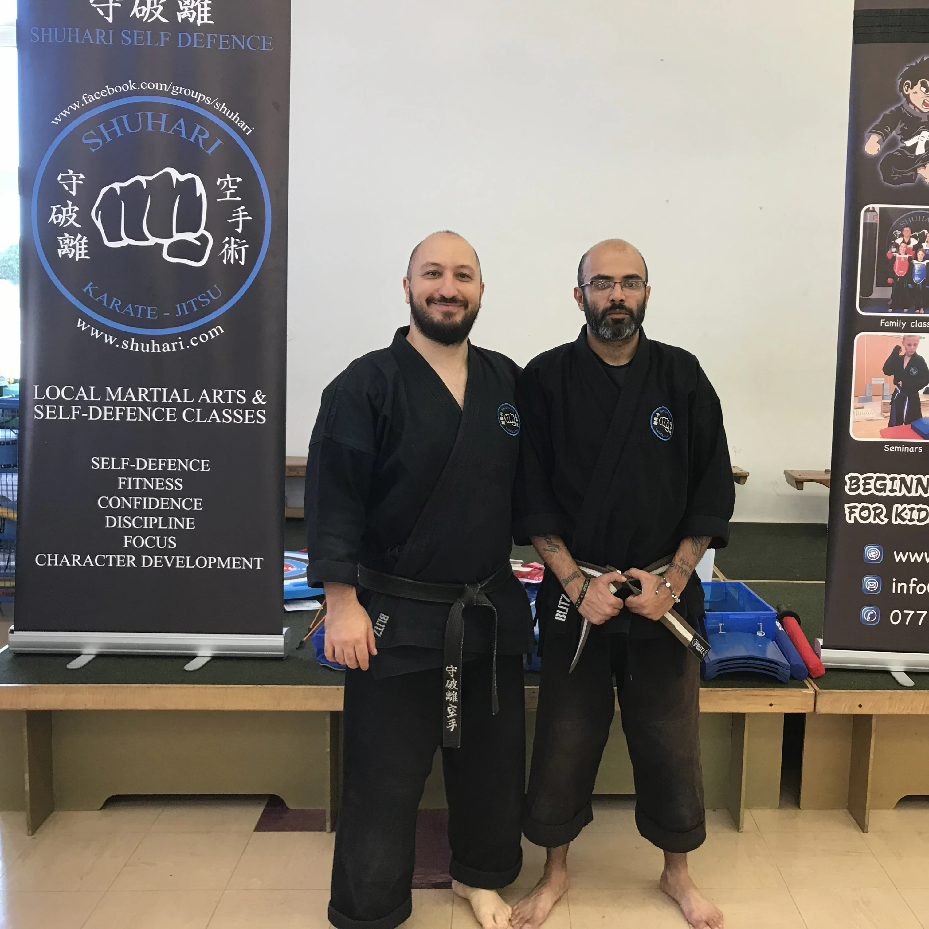 Majid Khalid of Shuhari Self Defence Slough teaching an anti-bullying seminar to kids in Maidenhead with his instructor Olgun Tiltay Majid Khalid of Shuhari Self Defence Slough teaching an anti-bullying seminar to kids in Maidenhead with his instructor Olgun Tiltay