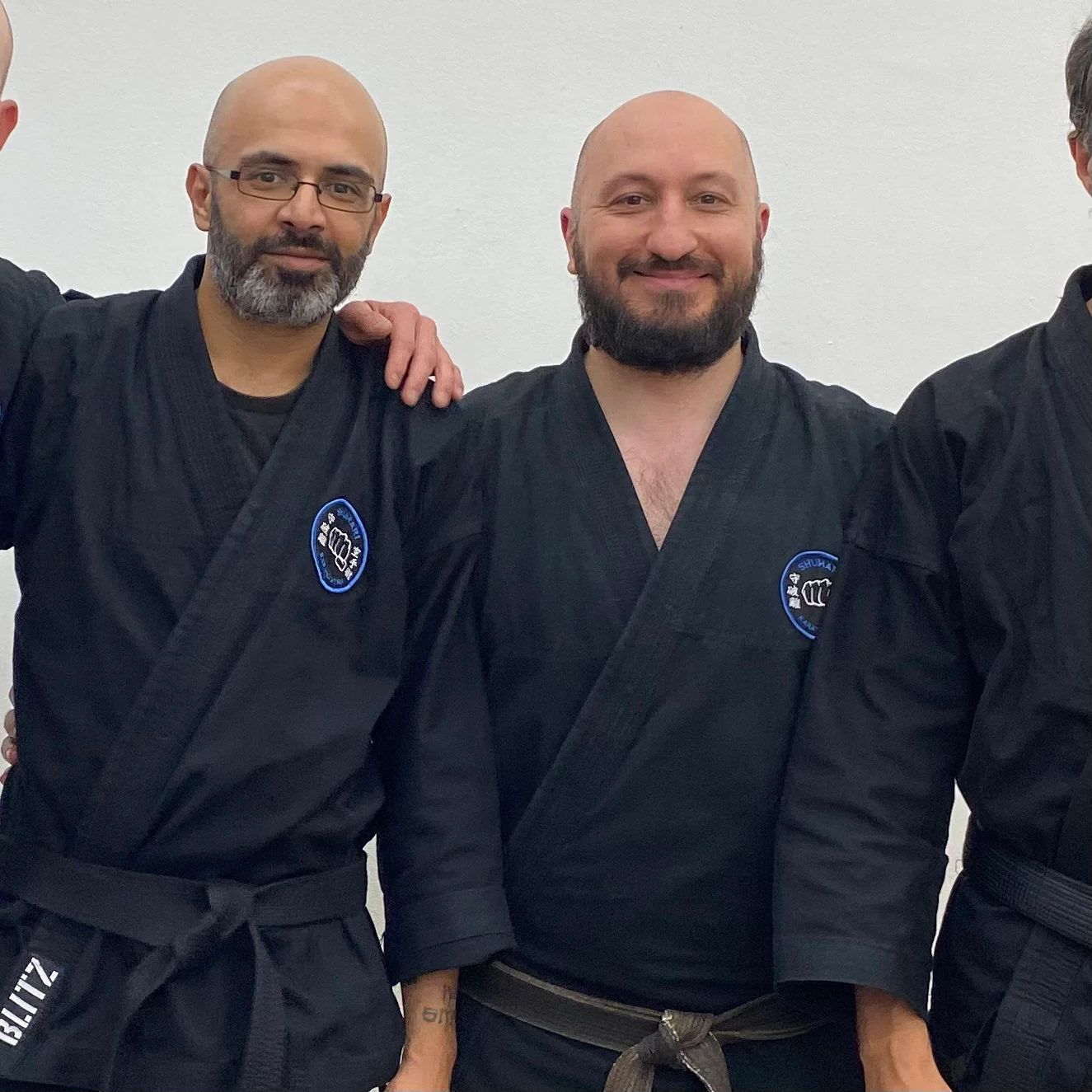 Majid Khalid of Shuhari Self Defence Slough with his karate instructor Olgun Tiltay Majid Khalid of Shuhari Self Defence Slough with his karate instructor Olgun Tiltay