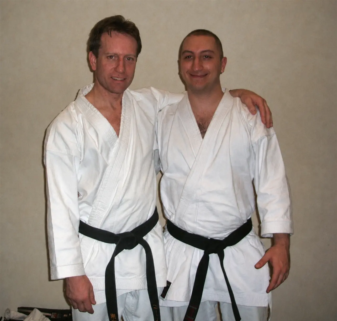 Olgun learning Karate from Neil Thomas Sensei [3rd Dan Karate]