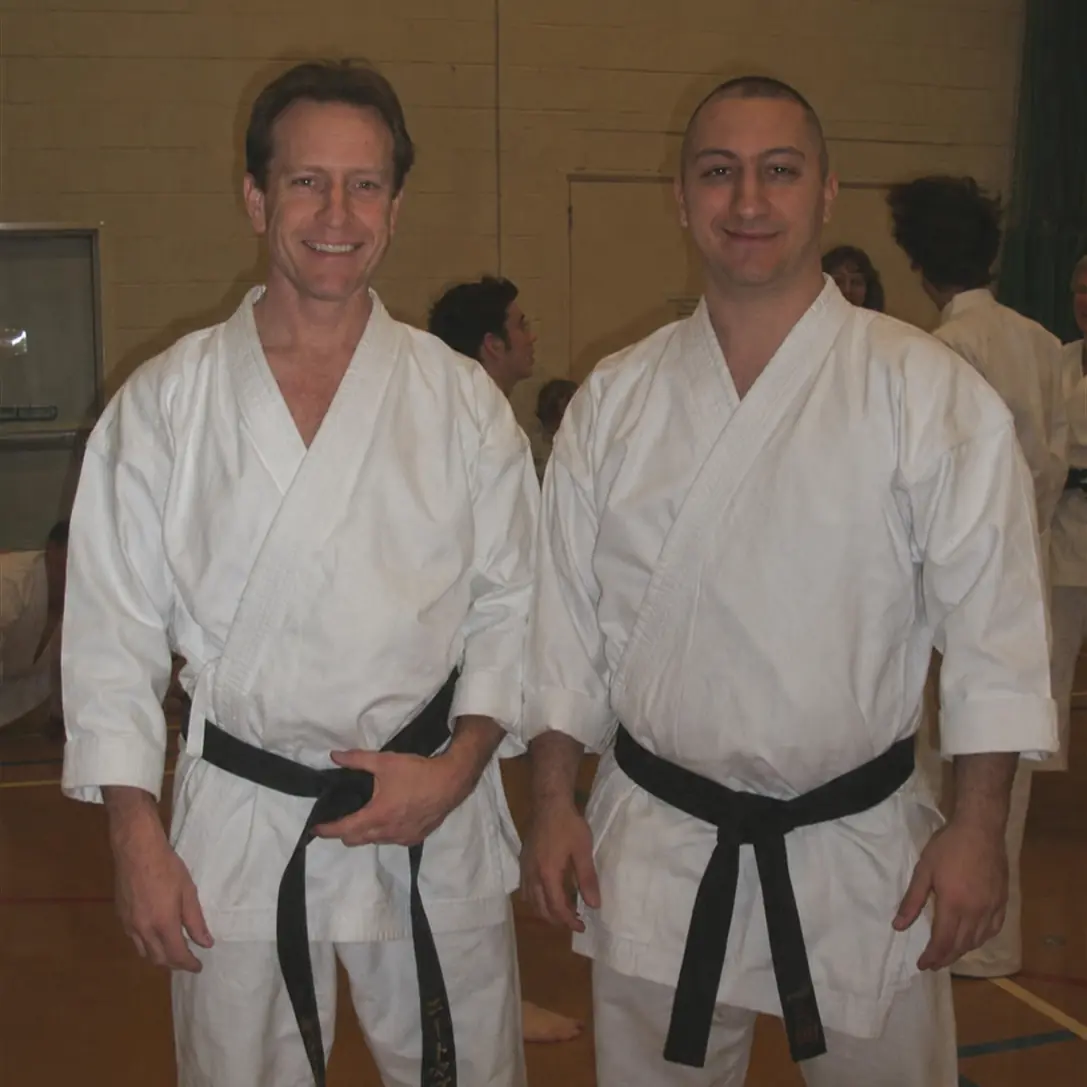Olgun learning Karate from Neil Thomas Sensei [3rd Dan Karate]